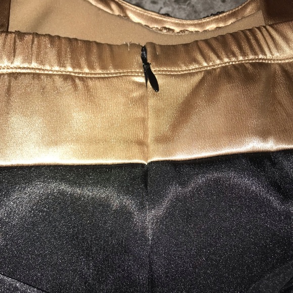 Black and Gold Cocktail Dress - Picture 8 of 8